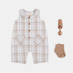 Load image into Gallery viewer, Checks Dungaree
